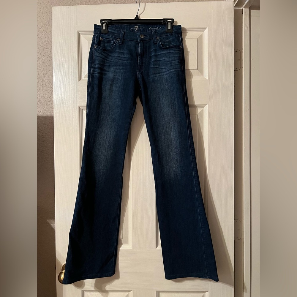 7 For All Mankind Karah Bootcut Jeans in Blue Size 27